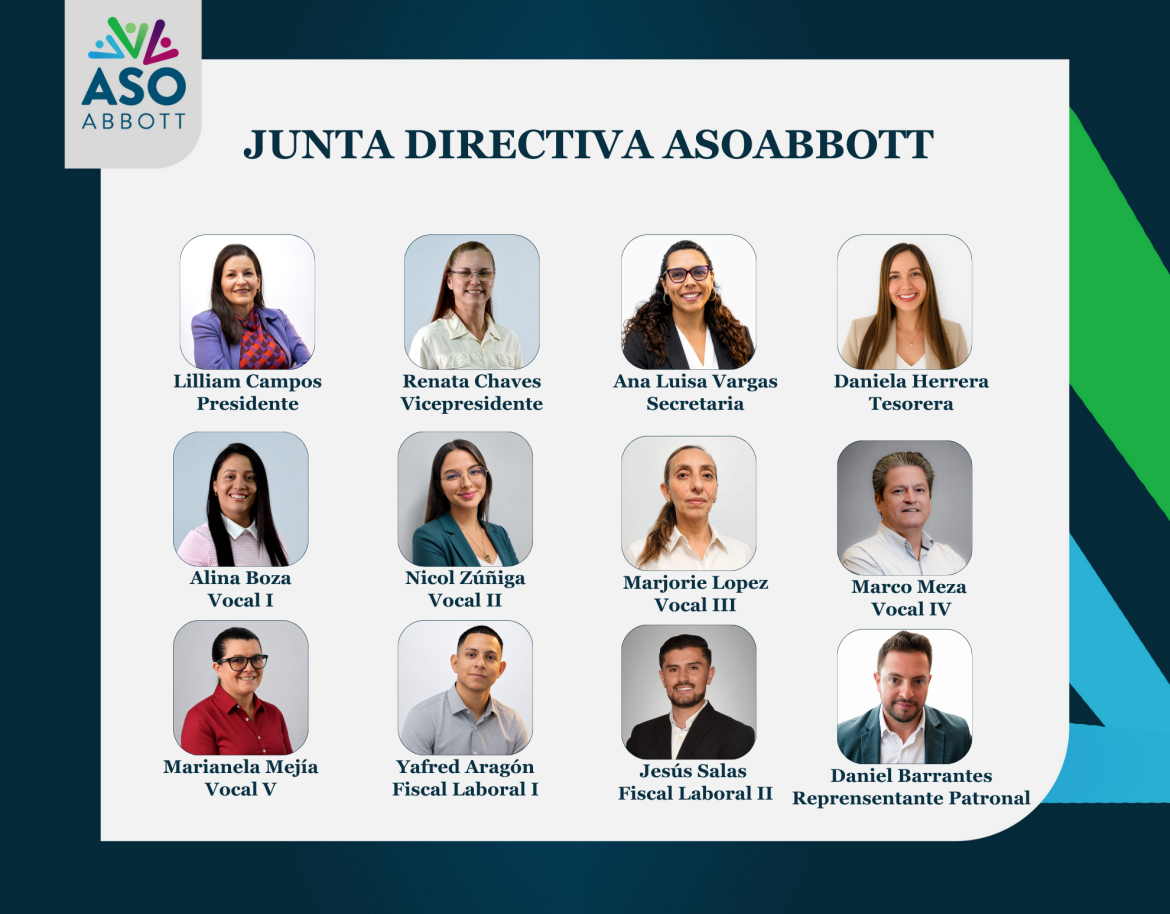 Junta Directiva Asociación Abbott 2026-2027